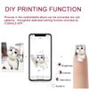 ZWHLYLY Smart 3D Nail Art Printer, Automatic Nail Printer Machine with Free Mobile APP, Support WiFi/DIY/USB, Portable Mobile Nail Painting Machine for Home Usage Nail Salon (Pink) view 3
