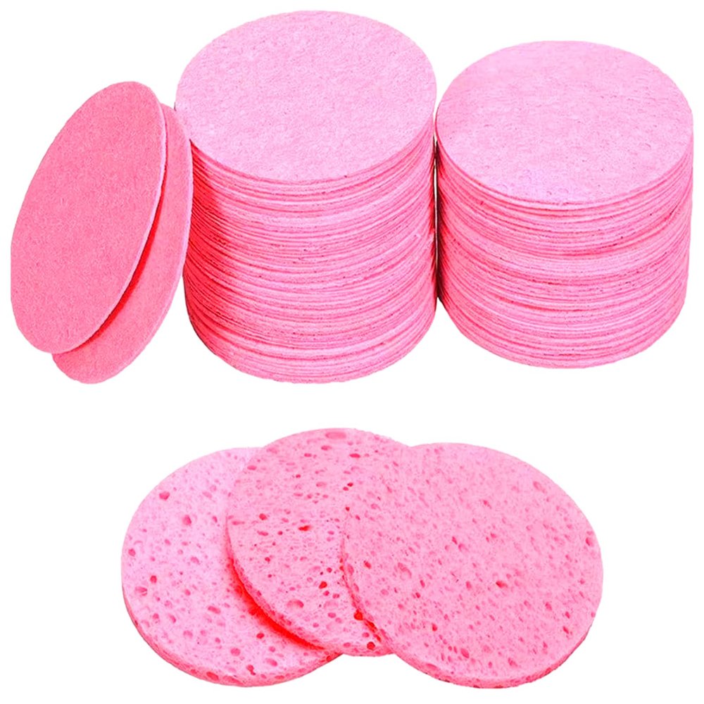 30Count Compressed Facials Sponges For Facials Cleansing Reusable Makeup Remover Pads For Travel And Home