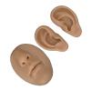 JTLB Silicone Ear Model, Simulation Training On Human Skin, Practice Nose Nose Ring Ear Piercing Model for Salon Student Practice, Soft and Elastic Silicone Piercing Training Tool for view 2
