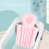BPTCUE Bathtub Bath Pillow Soft Support Ergonomic Universal Cushion Non Slip Short for Adults Tub (Light Pink)(Light Pink) view 4
