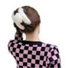 Claw Clips Barrettes,Plush Hair Catch. Rabbit Fur Hair Claw Clips Plush Hair Catch Sweet Fluffy Barrette Jaw Clamp for Thick Hair Nonslip Hairpin Women blue(Beige,11 CM) view 1
