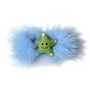 Claw Clips Barrettes,Plush Hair Catch. Child Rabbit Fur Hair Clips Cute Pompom Baby Hair Barrettes Colorful Fluffy Fur Jaw Clamp for Girl Hair Accessories(B) view 1
