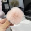 Claw Clips Barrettes,Plush Hair Catch. Rabbit fur Hair Claw Clips Barrettes Plush Hair Catch Barrette Jaw Clamp Half Bun Hairpins Hairgrip Headwear(D) view 2