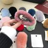 Claw Clips Barrettes,Plush Hair Catch. Barrette Fur Sweet Side Bangs Hair Clip 4.3 inch Girls Alligator Hair Pins Headdress Fluffy Hair Accessories Cute(2 pcs5) view 4