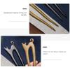 EXELR Bridal Crystal Crown,Crown Headdress,Wooden Cat Hair Stick Antique Chinese Hair Chopsticks Buns Hair Fork Hanfu Hair Pin Cheongsam Headdress for Bride Ladies Women Black 1 Count(Black) view 4