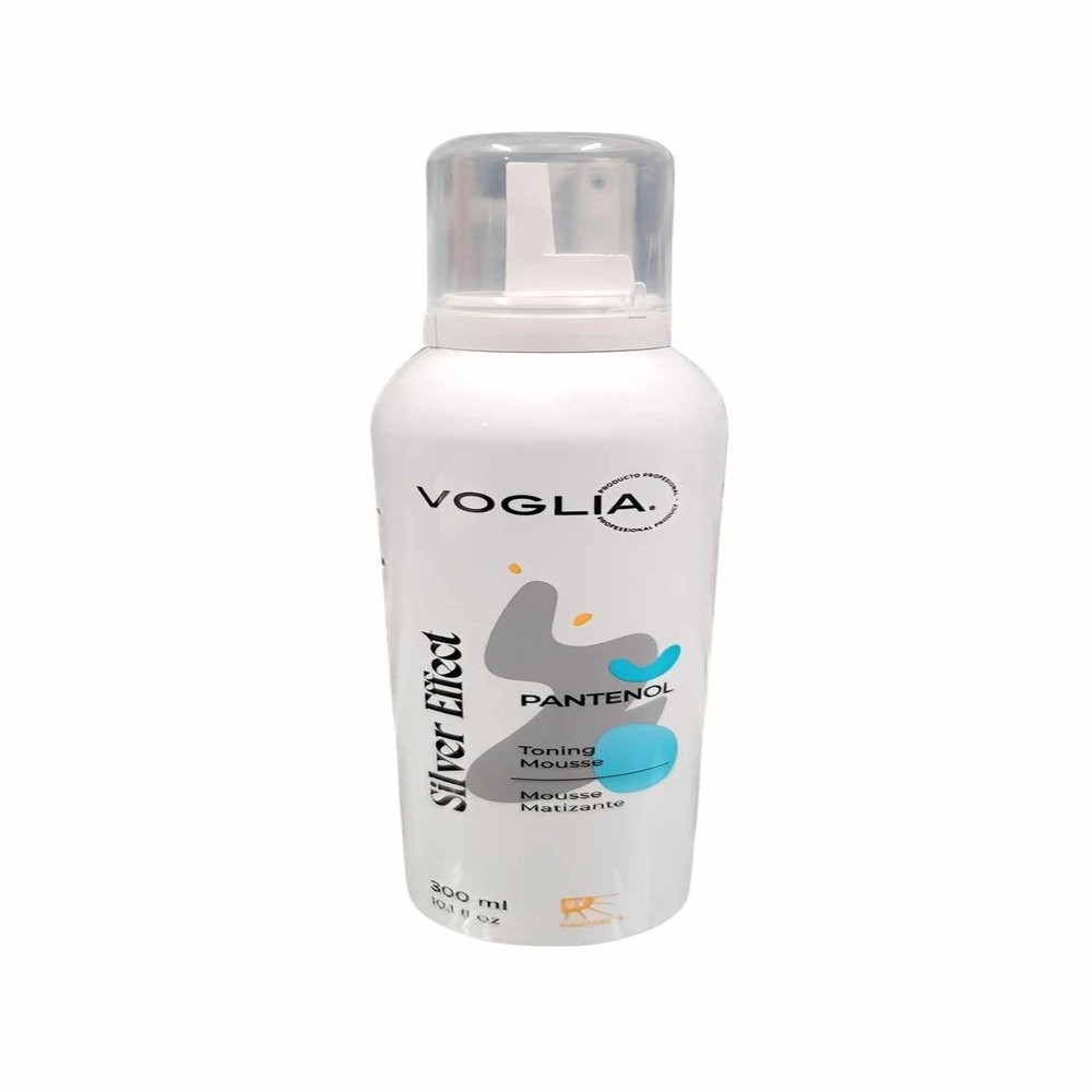 Voglia Silver Effect Mousse Matizante Pantenol 10 fl oz hair care