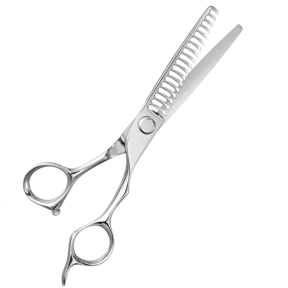 Professional Hair Thinning Scissors Hair Cutting Teeth Shears Barber Hairdressing Texturizing Scissors Extremely Very Sharp 6.3 Inch 440C Stainless Steel For Men Women Salon