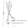 Professional Hair Thinning Scissors Hair Cutting Teeth Shears Barber Hairdressing Texturizing Scissors Extremely Very Sharp 6.3 Inch 440C Stainless Steel For Men Women Salon view 2