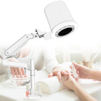 APKLJIUY Nail Vacuum Cleane,Professional Nail Dust Collector,with 2 Reusable Filters, Powerful Low Noise Nail Fan Vent Dust Suction Machine,Speeds Adjustable