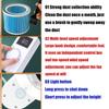 APKLJIUY Nail Vacuum Cleane,Professional Nail Dust Collector,with 2 Reusable Filters, Powerful Low Noise Nail Fan Vent Dust Suction Machine,Speeds Adjustable view 2