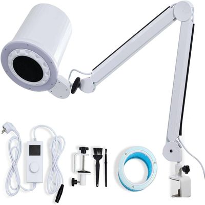 APKLJIUY Professional Nail Dust Suction Collector,Vacuum Nail Dust Collector,with Adjustable Articulated Arm Bracket/Reusable Filter,for Professional Manicurists