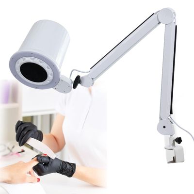 APKLJIUY Nail Dust Extractor Machine,Vacuum Nail Dust Collector,Professional Nail Dust Collector,with Two Replacement Filter/Universal Table Mount Clamp