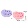 BTSEURY Lash Lift Palette, 2 Pcs Silicone Eyelash Lift Palette, 6 Container Sections Makeup DIY Tint Mixing Tool Lash Lift Brow Lamination Palette for Perming Lashes view 3