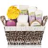 Spa Baskets For Women - Luxury Bath Set With Lavender & Tea Tree Oil - Spa Kit Includes Wash, Bubble Bath, Lotion, Bath Salts, Body Scrub, Hand Cream, Shower Puff, Bathbombs, Soap and Towel view 1
