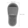 BTSEURY Foot Scrubber, 1 Piece Shower Foot Scrubber, Soft Silicone Non Slip Suction Cups Foot Cleaner Slipper Without Bending (Grey) view 4