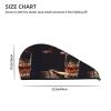 STVYUKL Whisky and Cigar Hair Drying Cap Super Absorbent Soft Hair Drying Towel Quick Dry Coral Velvet Drying Hair Caps Hair Turban for Women Wet Hair Long Thick Hair view 4