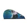 STVYUKL Ocean Animal Manatee Hair Drying Cap Super Absorbent Soft Hair Drying Towel Quick Dry Coral Velvet Drying Hair Caps Hair Turban for Women Wet Hair Long Thick Hair view 1