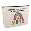 14 Year Old Girl Gift Ideas, 14th Birthday Gifts for Teenage Girls, Funny 2012 Birthday Decorations Makeup Bags for Her, Sister, Daughter, Niece, Cute Cosmetic Travel Pouch for Teen Girls Trendy Stuff view 1