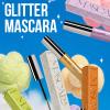 3Pcs Glitter Mascara, Silvery Purple Eyelash Waterproof Long Lasting Diamond Glitter Lashes Stage Party Wedding Music Festival Eyes Makeup view 2
