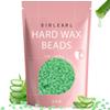 GIRLEARLE 2.5lb Wax Beads for Hair Removal, Brazilian Bikini Waxing for Women Men, Hard Wax beads Perfect for Sensitive Skin Full Body Eyebrow, Legs, Face at Home Waxing Beads for Coarse Hair (Aloe) view 1