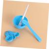 DECOMELODY Facial Mask Mixing Tool Set Diy Kit Mixing Bowl and Gauging Brushes Soft Touch for Comfortable Application for Skincare Routines Blue view 4