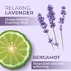 Luxury Foaming Bath - Natural Scented Bubble Bath with Essential Oils and Epsom Salt - Relaxing Lavender Scent, 33.8 fl oz / 1L view 2