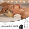 PATIKIL 50ml Glass Empty Roller Bottles, 2 Pcs Leak-Proof Massage Rollerball Container with Plastic Roller Ball for Storing Essential Oils Perfume, Black view 4
