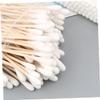 Healeved 6packs Pet Cleaning Swabs Dog Ear Wipes Single Head Cotton Buds for Ear Cleaning Wooden Stick view 4