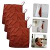 Healeved 4pcs Exfoliating Face Washing Towels Mini Nonwoven Square Cloths for Home and Travel Absorbent Skin-friendly for Gentle Facial Cleansing view 4