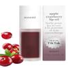 NOONI Korean Vegan Lip Oil - Applecranberry, 0.12 Fl oz + Korean Lip Butter Melting Balm (Applebutter) Lip Mask Bundle view 2