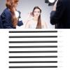 100PCS Black Eye Liner Wands, Fine Brush Hair for Makeup Application, Cosmetic Eye Wands for Eyeliners, Great for Artists in Studios, with Container view 3
