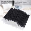 100PCS Black Eye Liner Wands, Fine Brush Hair for Makeup Application, Cosmetic Eye Wands for Eyeliners, Great for Artists in Studios, with Container view 4