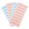 4 Pcs Exfoliating Shower Towel, Exfoliating Body Scrubber, Exfoliating Washcloth Towel for Men Women, Body Exfoliator Loofah Luffa Net Rag Back Washer, Back Scrubber Washer (Style 2) view 1