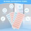 4 Pcs Exfoliating Shower Towel, Exfoliating Body Scrubber, Exfoliating Washcloth Towel for Men Women, Body Exfoliator Loofah Luffa Net Rag Back Washer, Back Scrubber Washer (Style 2) view 2
