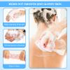 4 Pcs Exfoliating Shower Towel, Exfoliating Body Scrubber, Exfoliating Washcloth Towel for Men Women, Body Exfoliator Loofah Luffa Net Rag Back Washer, Back Scrubber Washer (Style 2) view 4