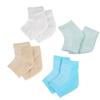 ASAKKURA 4pairs Dry Heel Relief Socks Breathable Ankle Socks Moisturizing Gel for Comfort and Protection view 1