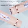 Electric Lady Shaver, Dual Head Bikini Shaver Razors for Women, USB Rechargeable Hair Trimmer view 4