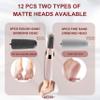 12 Pack Pedicures Replacement Heads Compatible with Finishing Touch Flawless Pedi Eelectric Tool Foot File Callus Remover Rollers Refills for Flawless Pedi (6 Coarse & 6 Fine) view 2