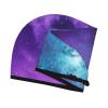 GDSHJKLW Purple Starry Sky Drying Hair Caps Super Absorbent Soft Hair Drying Towel Quick Dry Coral Velvet Hair Drying Cap Hair Turban for Women Wet Hair Long Thick Hair view 3