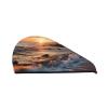 STVYUKL Beach Hawaii Sunset Sea Waves Clouds Hair Drying Cap Super Absorbent Soft Hair Drying Towel Quick Dry Coral Velvet Drying Hair Caps Hair Turban for Women Wet Hair Long Thick Hair view 1