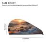STVYUKL Beach Hawaii Sunset Sea Waves Clouds Hair Drying Cap Super Absorbent Soft Hair Drying Towel Quick Dry Coral Velvet Drying Hair Caps Hair Turban for Women Wet Hair Long Thick Hair view 4