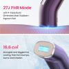 IPL Laser Hair Removal for Women and Men, 2 Lights, 2, 16.6 cm Sapphire Ice Cooling for Sensitive Skin, 4-Pulse Mode for Ingrown Hair, Bikini, Face, Body Permanent Epilator Home Hair Removal Device view 2