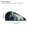 GDSHJKLW Polar Bears Northern Lights Drying Hair Caps Super Absorbent Soft Hair Drying Towel Quick Dry Coral Velvet Hair Drying Cap Hair Turban for Women Wet Hair Long Thick Hair view 4