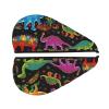 GDSHJKLW Cartoon Dinosaur Drying Hair Caps Super Absorbent Soft Hair Drying Towel Quick Dry Coral Velvet Hair Drying Cap Hair Turban for Women Wet Hair Long Thick Hair view 2