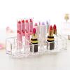 24 Grids Acrylic Makeup Lipstick Organizer Box Desktop Lipstick Clear Display Stand Holder Cosmetic Jewelry Storage Organizador view 4
