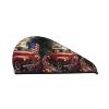 STVYUKL 4th of July Patriotic Old Red Truck Hair Drying Cap Super Absorbent Soft Hair Drying Towel Quick Dry Coral Velvet Drying Hair Caps Hair Turban for Women Wet Hair Long Thick Hair view 1