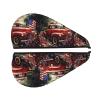 STVYUKL 4th of July Patriotic Old Red Truck Hair Drying Cap Super Absorbent Soft Hair Drying Towel Quick Dry Coral Velvet Drying Hair Caps Hair Turban for Women Wet Hair Long Thick Hair view 2
