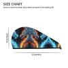 STVYUKL Ice and Fire Dragons Hair Drying Cap Super Absorbent Soft Hair Drying Towel Quick Dry Coral Velvet Drying Hair Caps Hair Turban for Women Wet Hair Long Thick Hair view 4