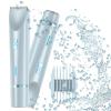 Comfort 2 in 1 Electric Lady Shaver, Double Headed Hair Remover Ipx7, 2 in 1 Women Dual Head Trimmer Shaver Women (B Blue) view 1