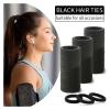 100pcs Black Hair Bands for Women Girls Hairband High Elastic Rubber Band Hair Ties Ponytail Holder Scrunchies Accessorie view 4